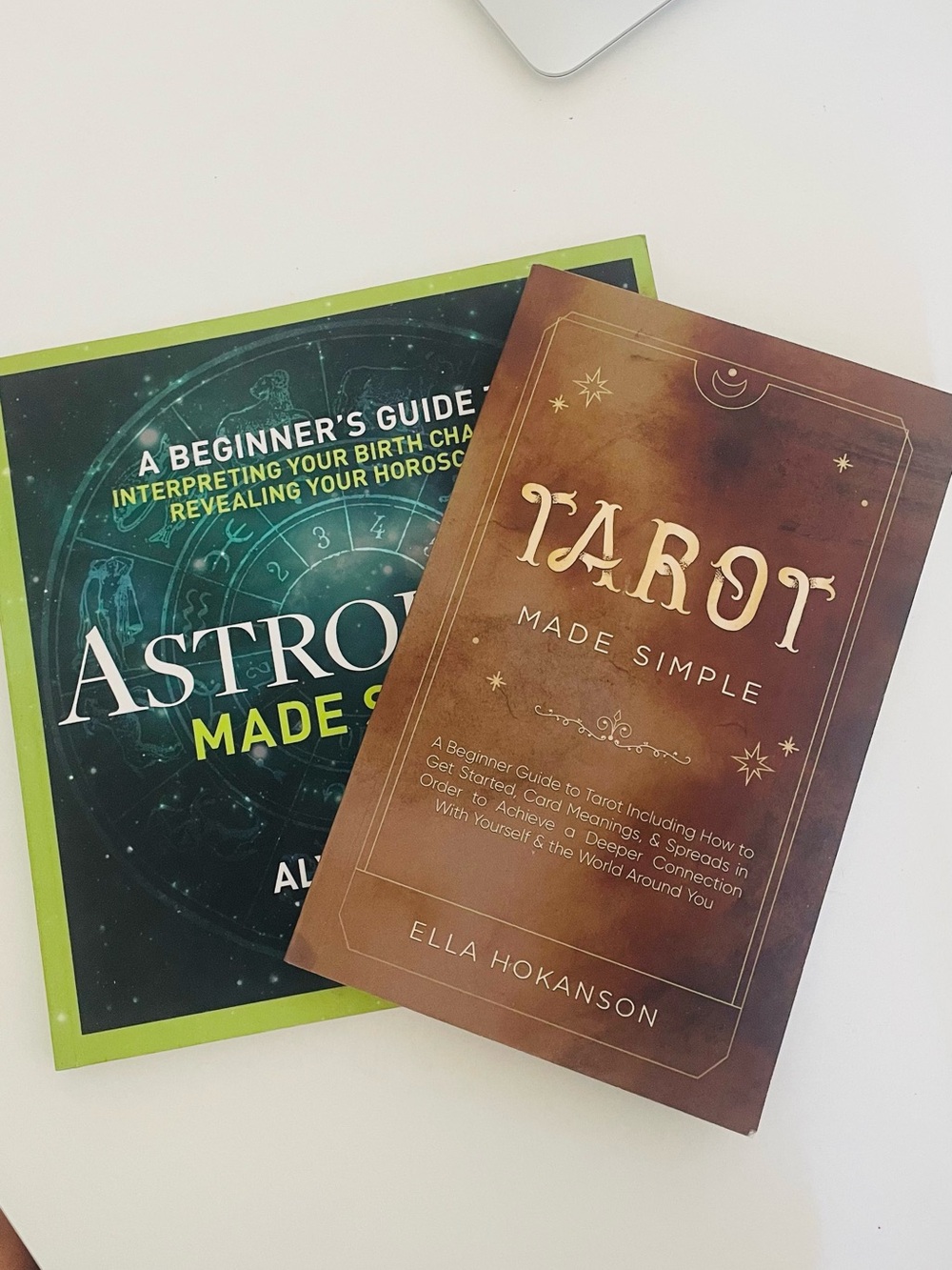 Astrology made simple & Tarot Made Simple selling together spiritual books LOA